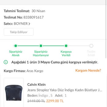 Boyner Ücret İadesi Yapmıyor