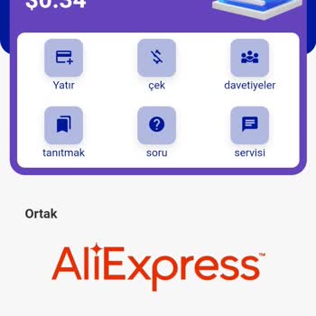 Aliexpress Paramın Yatırılmasını İstiyorum