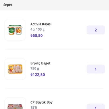 Getir Tarihi Geçmiş Ürün