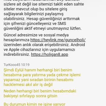Holiganbette Hesabımın Hacklendiğini Söylüyorlar Bakiyem Sıfırlandı