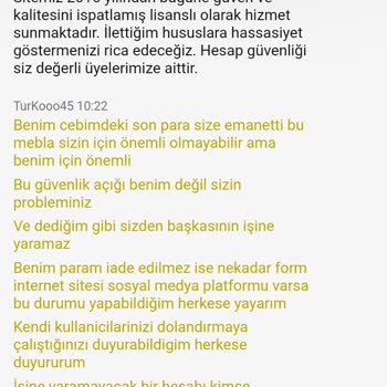 Holiganbette Hesabımın Hacklendiğini Söylüyorlar Bakiyem Sıfırlandı