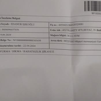 FLO Ayakkabı FLO'dan Ayakkabı Aldım. Ayakkabı Ayağımı Yara Yaptı.