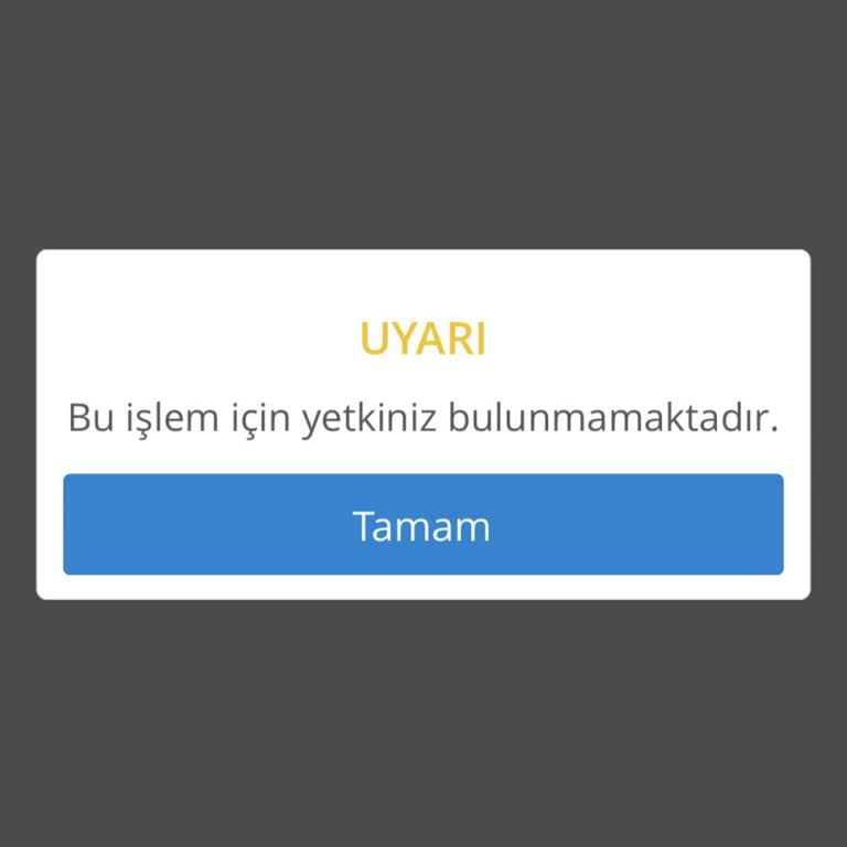 Denizbank MobilDeniz Uygulamasında İşlem Yapamama Sorunu
