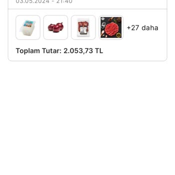 Migros Özensiz Ürün Gönderimi