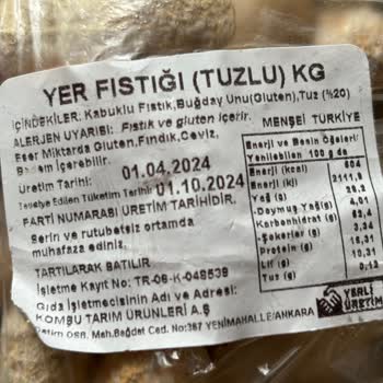 Migros'tan Alınan Fıstıkların Küflü Çıkması