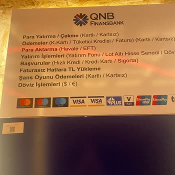 QNB Finansbank ATM Para Yutma