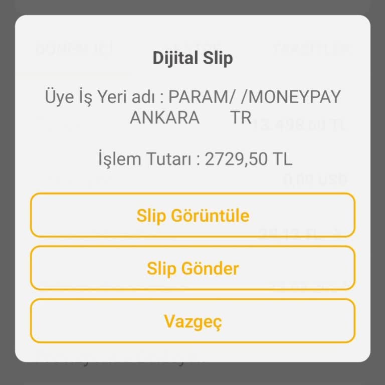 MoneyPay Hesabımdan Çekilen Paranın İadesi