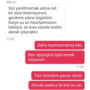 Yemeksepeti Ücreti Alıp Ürünleri Göndermedi