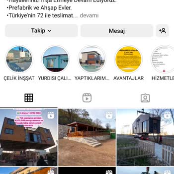Aksaprefabrik adını kullanan sahte instagram hesabı  (Instagram) Çekilişi