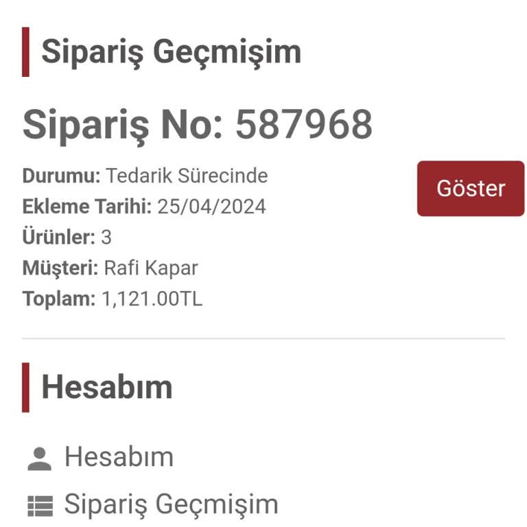 Uygunparca.com Kargolanmayan Ürün Ve İletişimsizlik Sorunu