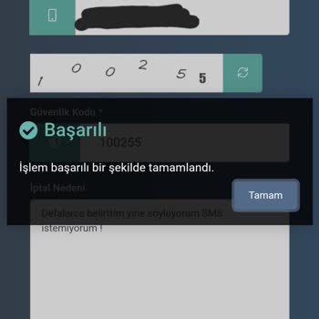 Moi Sahne SMS Almak İstemediğim Halde SMS Geliyor