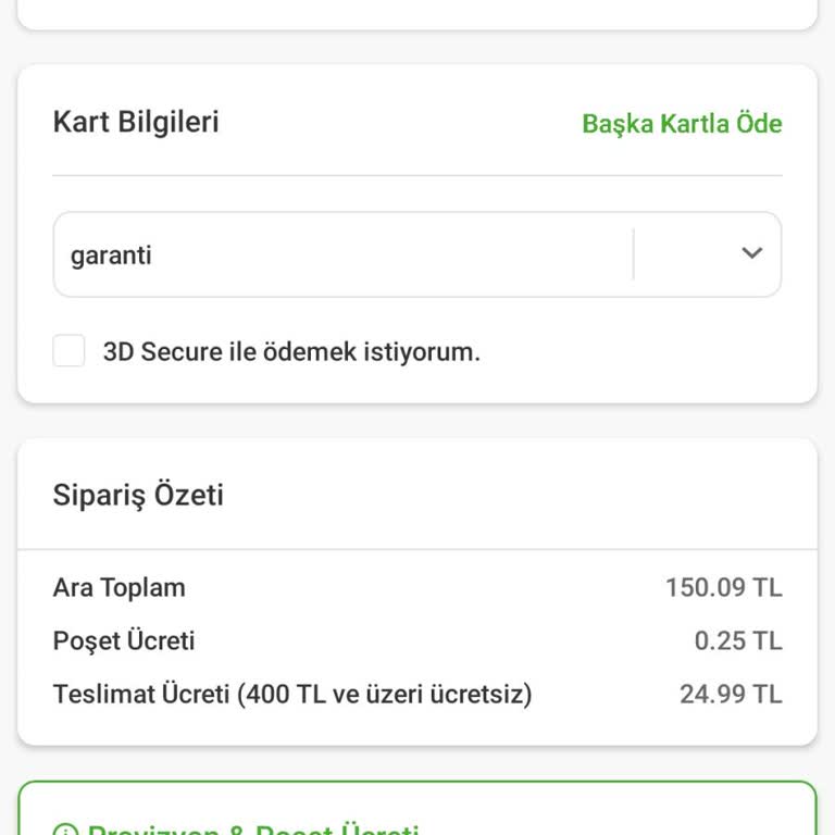 Trendyol Siparişin Banka Tarafından Reddi