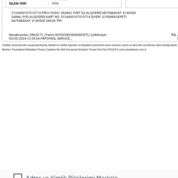 Meydan Döner Para İadesi Yapılmadı