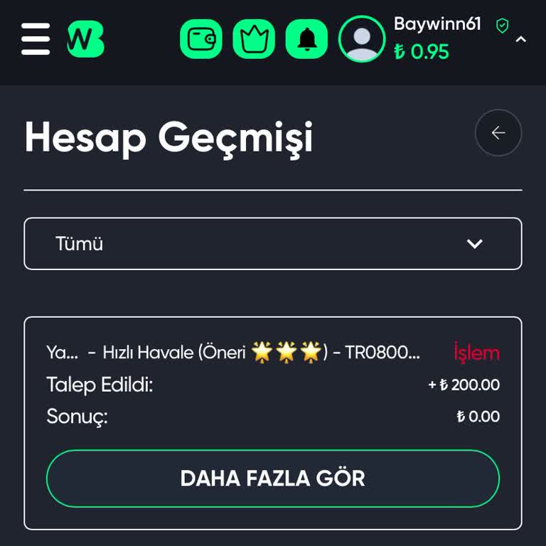 Baywin İbana Para Atma Sorunu