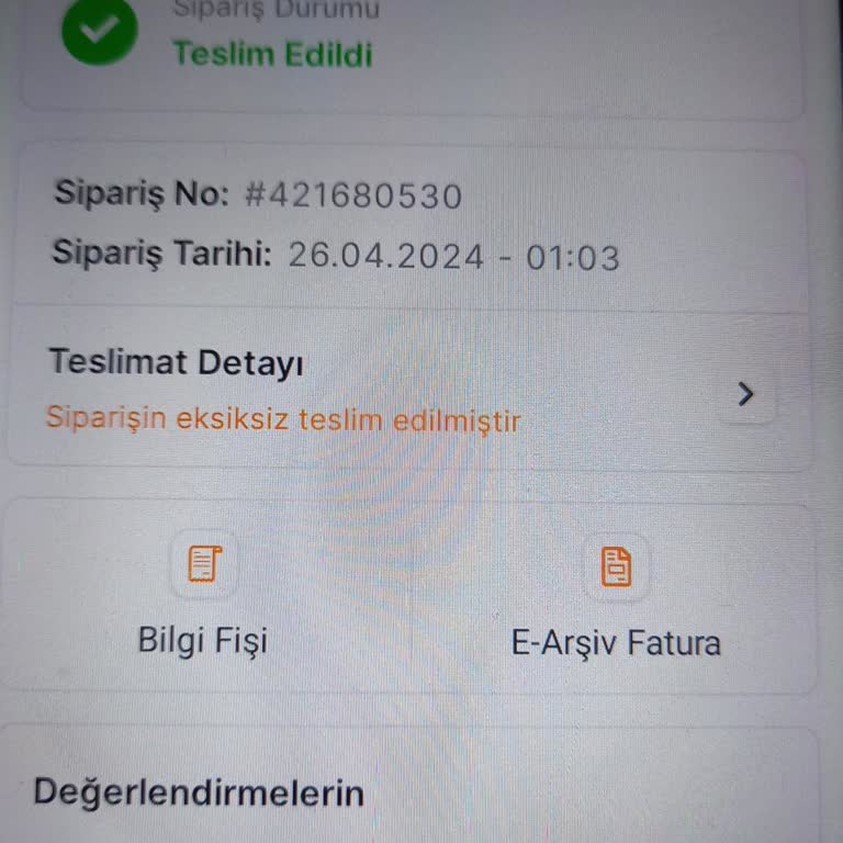 Migros Ücret İadesi Yapılmıyor