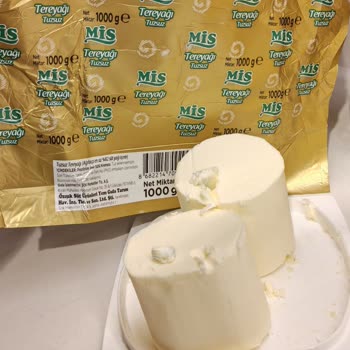 Özışık Süt Ürünleri M** Tereyağı Ve İçinden Çıkan Alüminyum Ambalaj