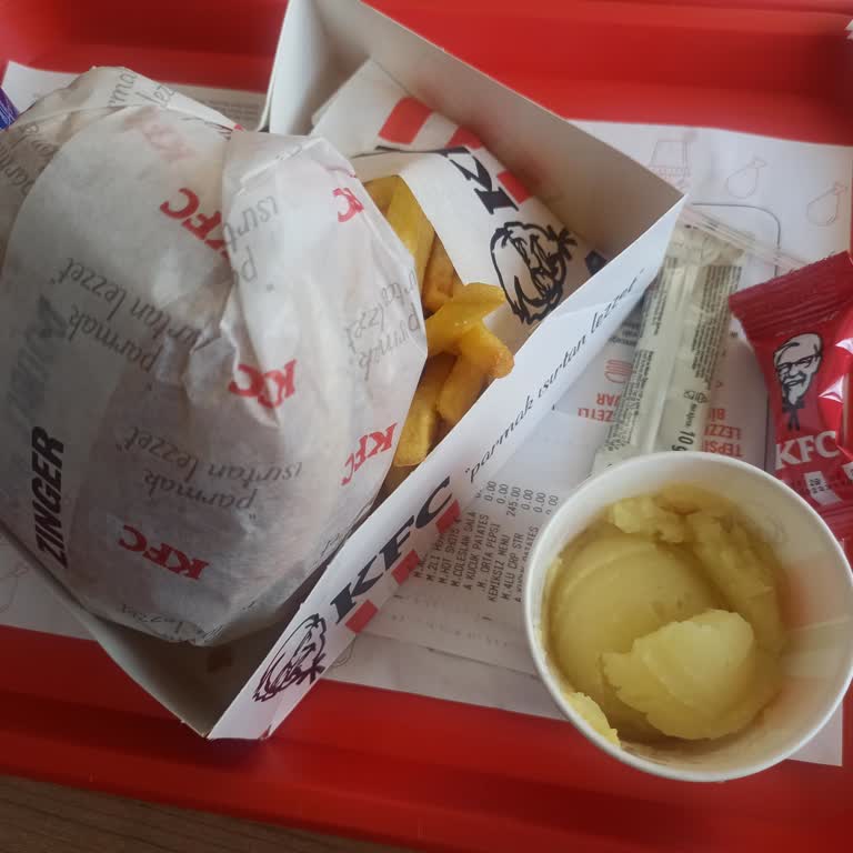 KFC Menü İçerikleri Eksik Veriliyor