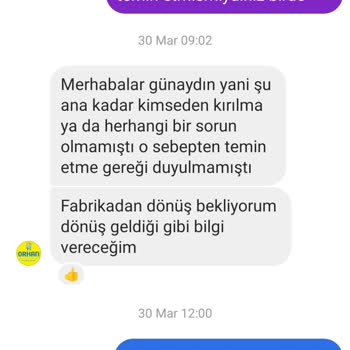 Orhanucuzluk.com Defolu Ürün Gönderildi