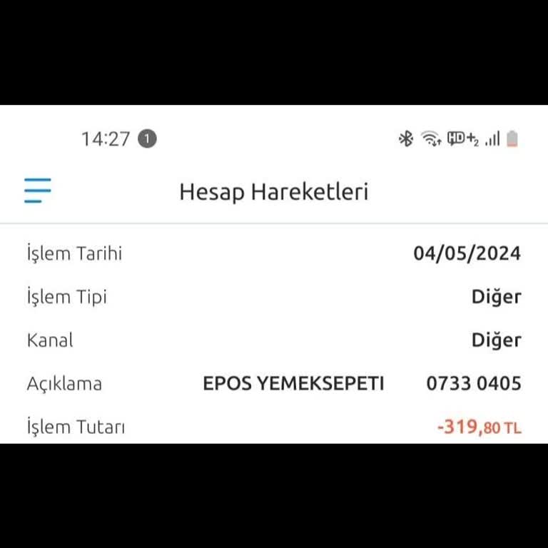Yemeksepeti Ücret İademi İstiyorum