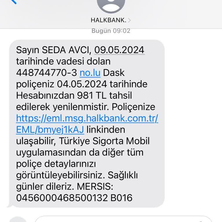 Halkbank Bilgim Dışı İşlem