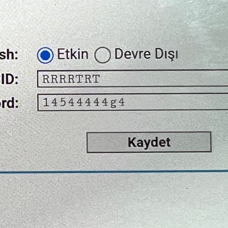 Vodafone Net Modem İsmi Ve Şifresi Kendiliğinden Değişmektedir