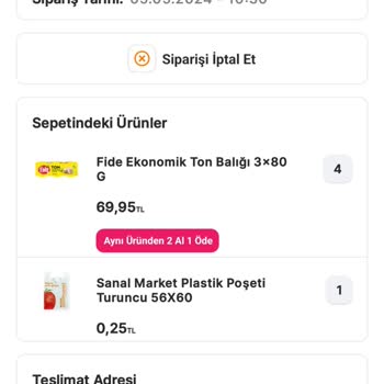 Migros Siparişimi Veremedi. Stokta Yokmuş, Ürün Hasarlı İmiş