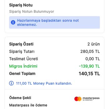 Migros Siparişimi Veremedi. Stokta Yokmuş, Ürün Hasarlı İmiş