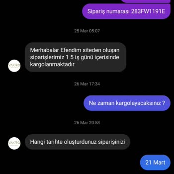 Vakronline Para İadesi Yapmıyor