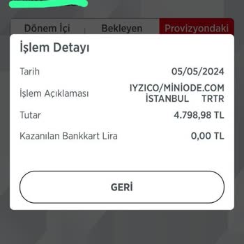 Mini Öde Sipariş Gerçekleşmedi, İade Yapılmadı