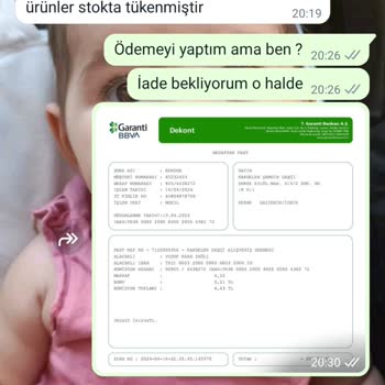 Ponçik Butik Paramı İade Etmiyor