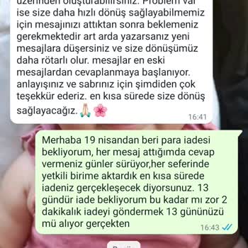 Ponçik Butik Paramı İade Etmiyor