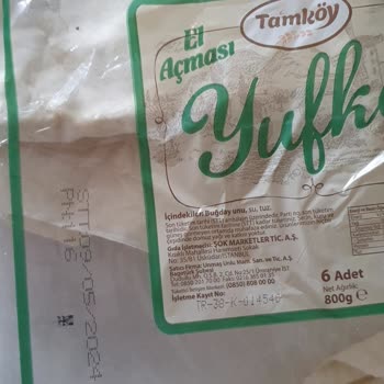 Şok Marketler Tamköy Yufka Son Kullanma Tarihi Geçmemiş Paketten Bayat Ürün Çıktı.
