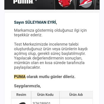Pumadan Alınan Ayakkabının 10 Ayda Giyilmeyecek Duruma Gelmesi