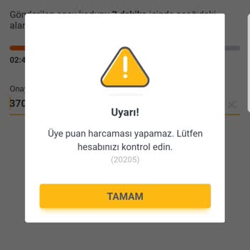 Pegasus Üye Puan Harcaması Yapamaz Sorunu