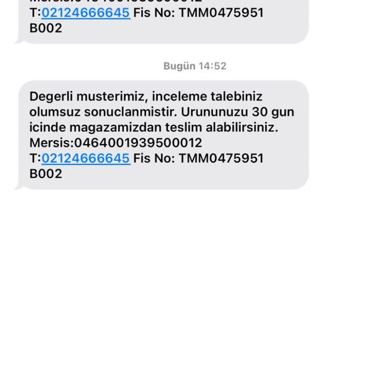 Hotiç Ayakkabı Satış Sonrası Hizmet Hayal Kırıklığı