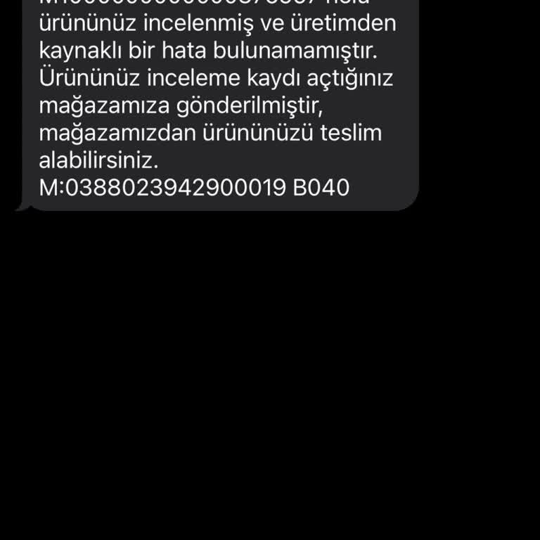 In Street Hatalı Ürüne Değişim Yapılmaması