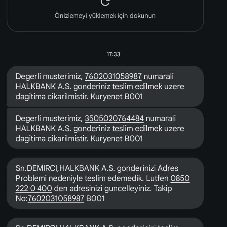 Kargo Gelmedi Kuryenet Pişmanlıktır