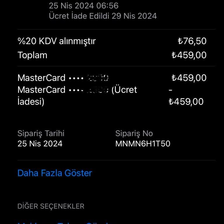 Apple Store App Store Ücret İadesi Onaylandı Fakat Para 1 Haftadır Yatırılmadı