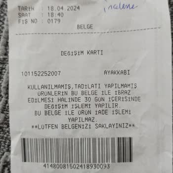 FLO Ayakkabı Kütahya FLO'dan Aldığım Adidas Ayakkabıdaki Kusuru Kabul Etmiyor