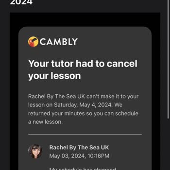 Cambly Deneme Derslerini Gerekçesiz İptal Ediyor