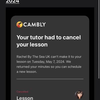Cambly Deneme Derslerini Gerekçesiz İptal Ediyor