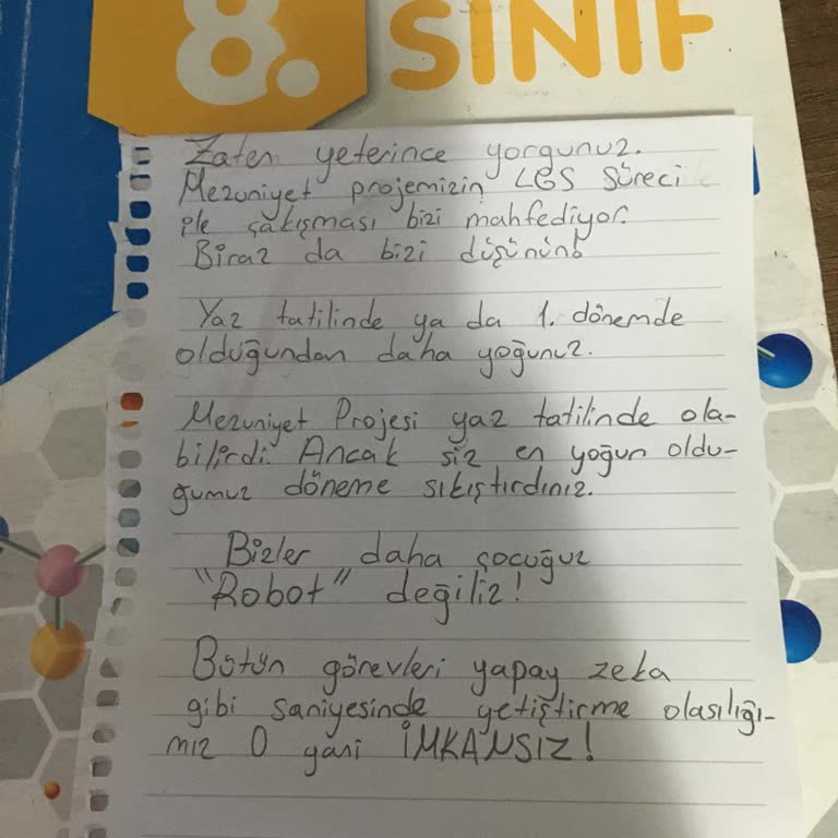 Deneyap Atölyeleri LGS Ve Mezuniyet Proje Tarihi