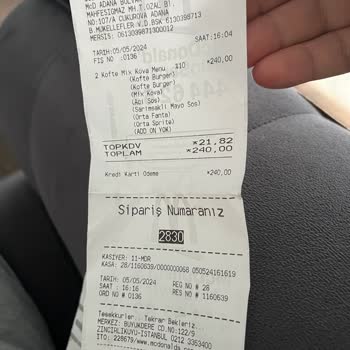 McDonald's Yemekten Kıl Çıktı