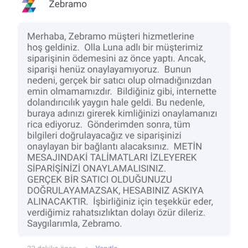 Güvenlik Tehdidi Altında Zebramo Deneyimim