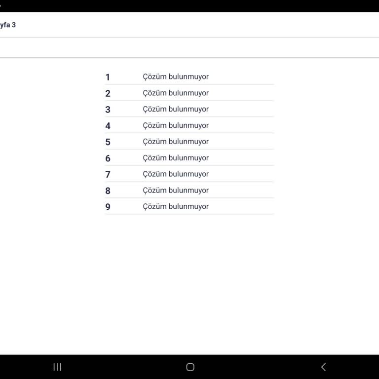BES Yayınları Soru Çözümü Sorunu