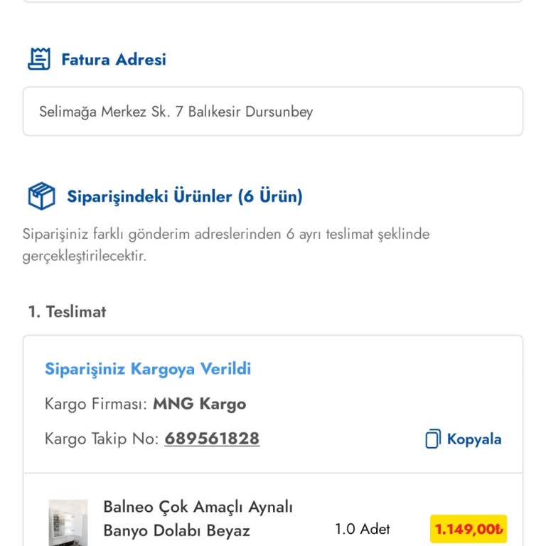 MNG Kargo Ürünü Teslim Etmiyor.