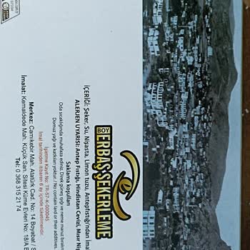 Erbaş Şekerleme İçinden Çıkan Odun