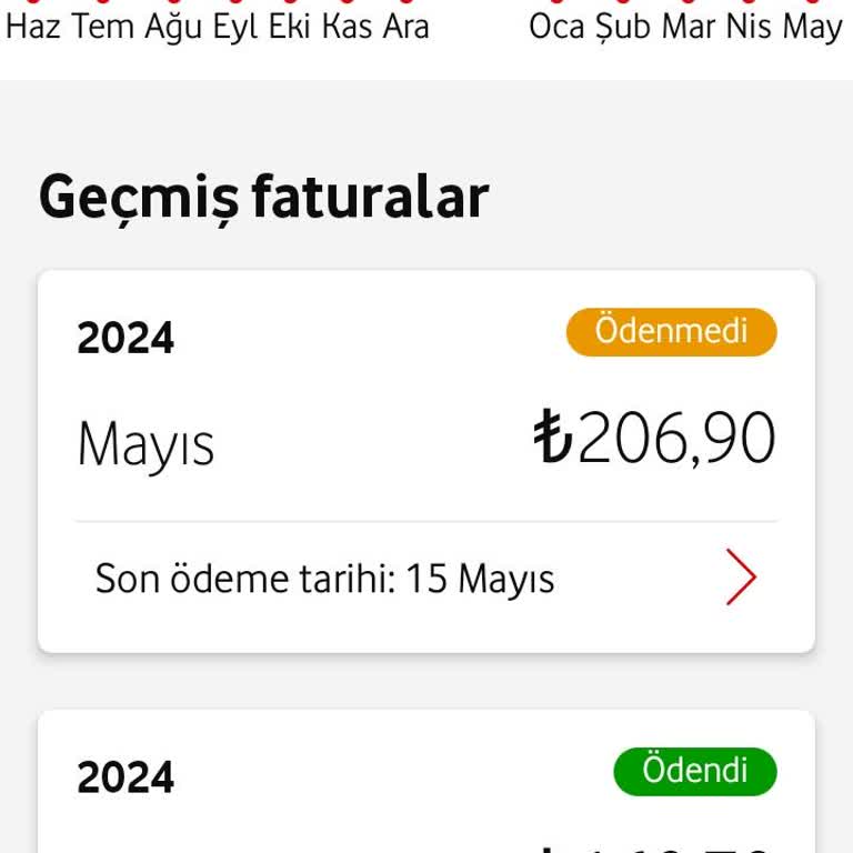 Vodafone Faturam Aşım Yapılmamasına Rağmen Olduğundan Yüksek