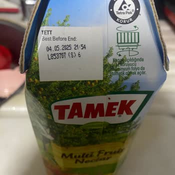 Tamek Meyve Suyumdan Yabancı Madde Çıktı