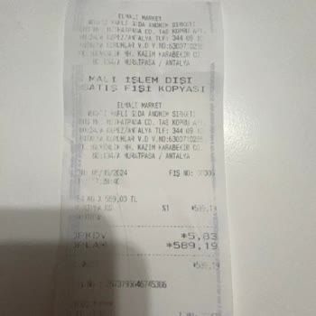 Elmalı Market Ayıplı Ürün Ücret İadesi